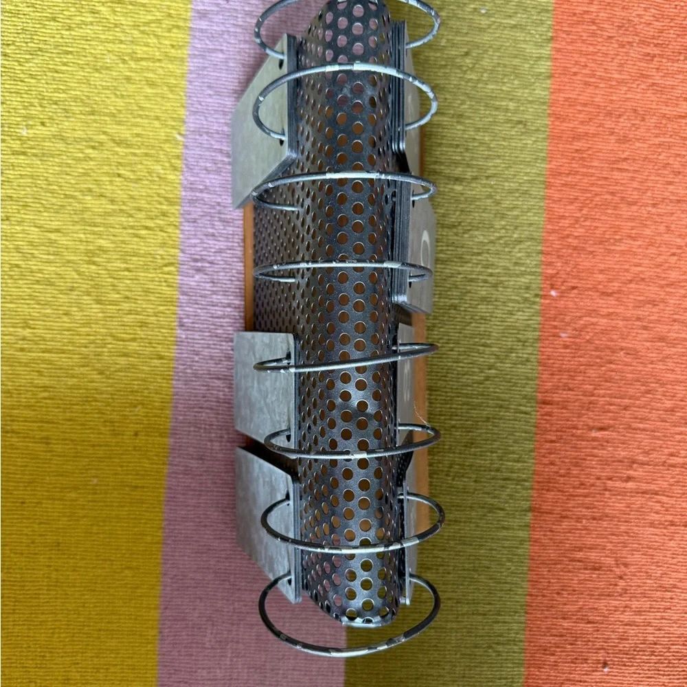Metal Perpetual Calendar with Wooden Base